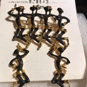 Earrings and brooch set